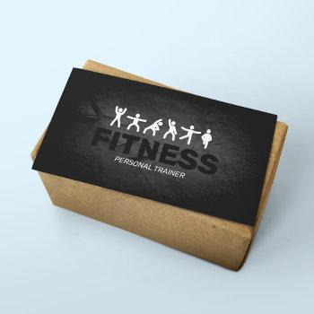 professional personal trainer fitness business card