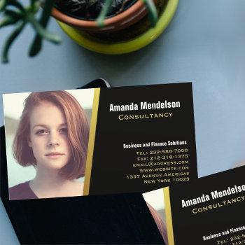 professional photo headshot contact information business card