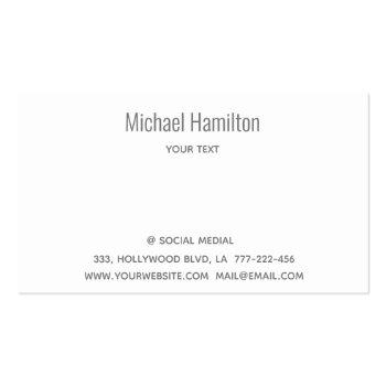 Small Professional Simple Real Estate Construction Logo Business Card Back View