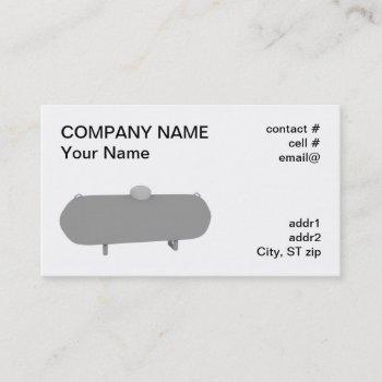 propane tank business card