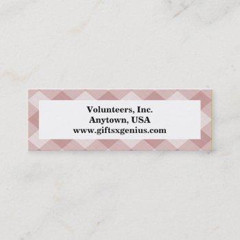 proverbs scripture volunteer appreciation mini business card