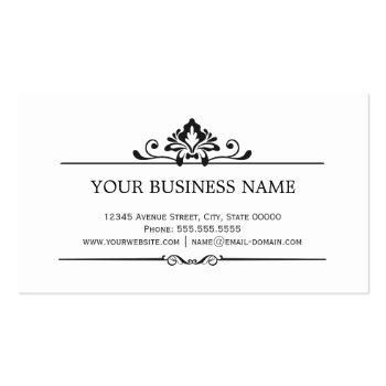 Small Psychologist - Shadow Of Damask Business Card Back View