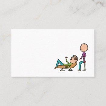 psychotherapy counselling and therapy business card