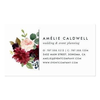 Small Radiant Bloom Business Card Front View