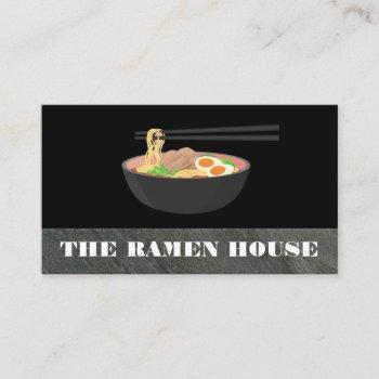 ramen noodles business card