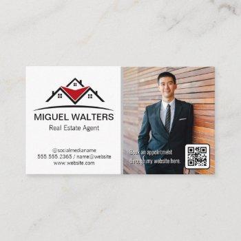 real estate agent | business man | qr code business card