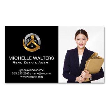 real estate agent | custom agent picture  business business card magnet
