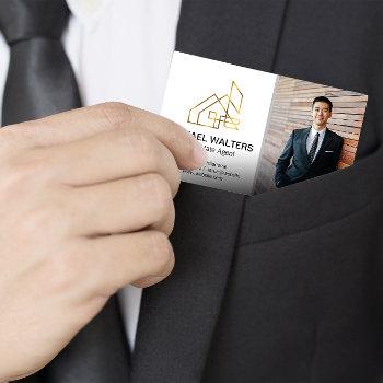 real estate agent | custom pic business man business card