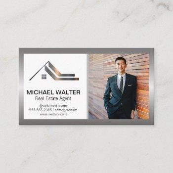 real estate agent logo | business man business card