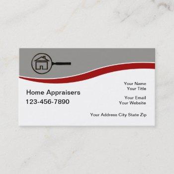 real estate appraiser business cards