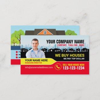 real estate broker and investor business cards