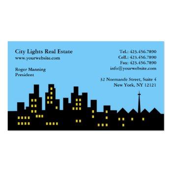 Small Real Estate Business Card Front View