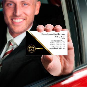 real estate inspector business cards