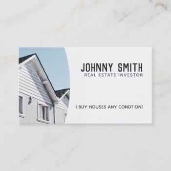 real estate investor business cards