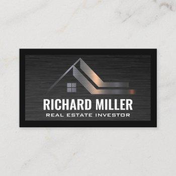 real estate roof | property investor business card