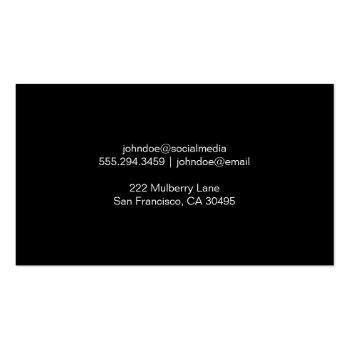 Small Realtor | Commercial Private Properties | Classic Business Card Back View
