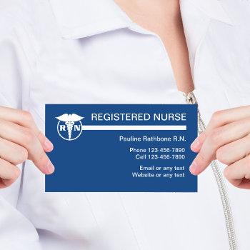registered nurse business cards