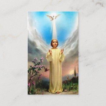 remembrance confirm confirmation dove holy card --