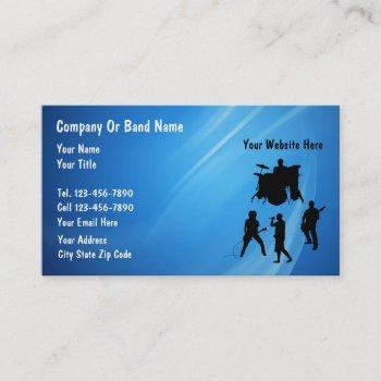 rock band business cards