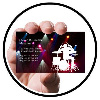 rock music band business cards