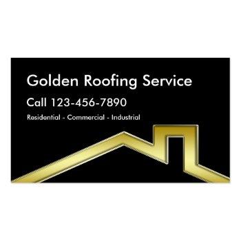 Small Roofing Business Magnets Front View