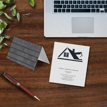 roofing company business card