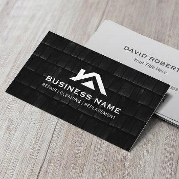 roofing construction house repair real estate business card