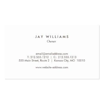 Small Rustic Brown Horse Etching Logo Farming, Farmers Business Card Back View