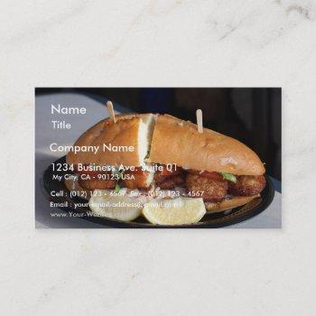 scallop sandwich 3 business card