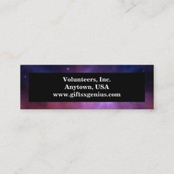 scripture volunteer appreciation gift mini business card