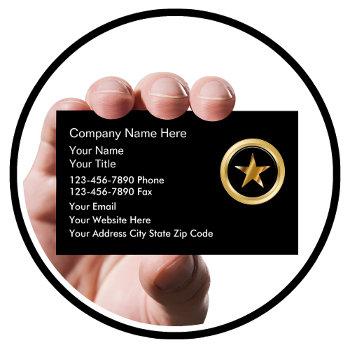 security business cards
