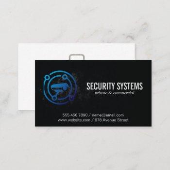 security camera | lock business card