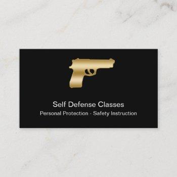 self defense business cards