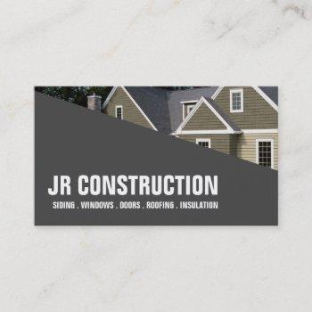 siding  windows  doors  roofing  insulation business card