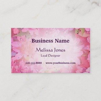silky azaleas business card