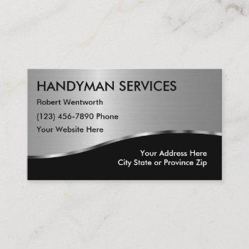 simple handyman business cards