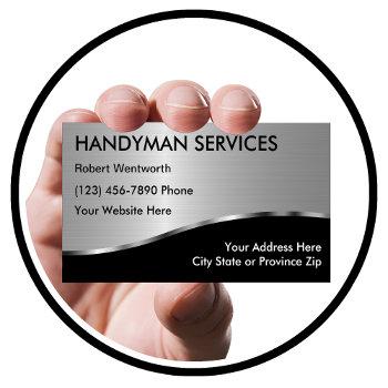 simple handyman business cards