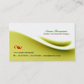 simple nice business card