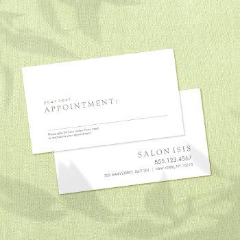 simple professional appointment reminder