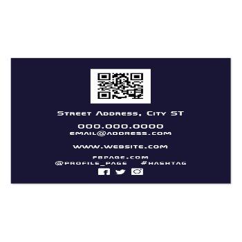 Small Sky Lens Business Card  Back View