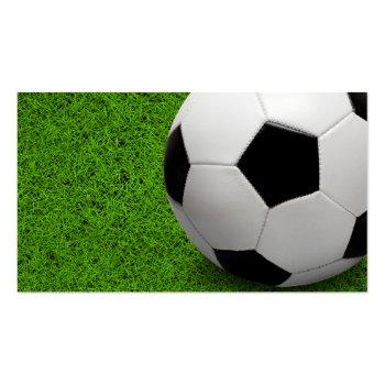 Small Soccer Coach | Sport Business Card Back View