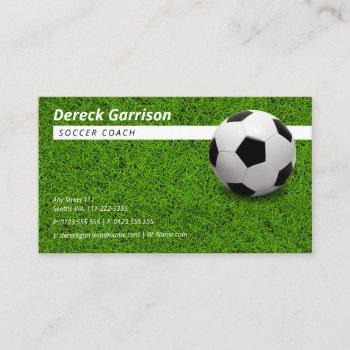 soccer coach | sport business card