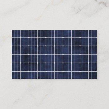 solar cell business card