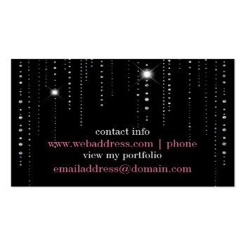 Small Sparkle & Shine : Business Cards Back View