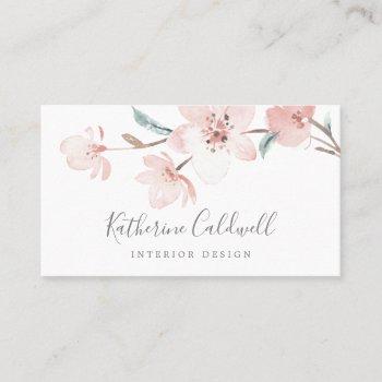 spring cherry blossom business card
