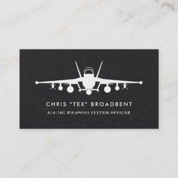 squadron patch ea-18g growler crew member business card