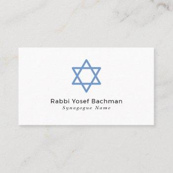 star of david, judaism, religious business card