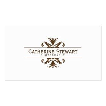 Small Stunning Presence Business Card Front View