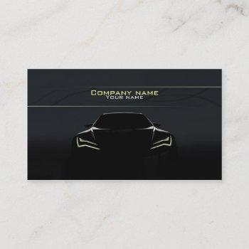stylish automotive business card
