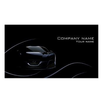 Small Stylish Automotive Business Card Front View